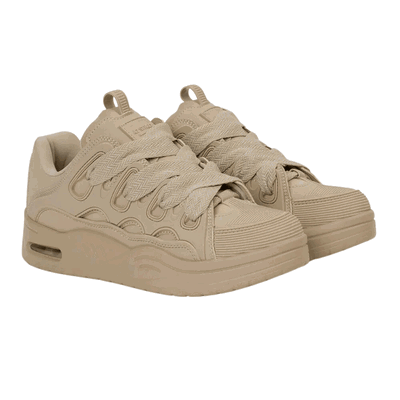 Zapatillas 47 Street Rock Mujer Beige