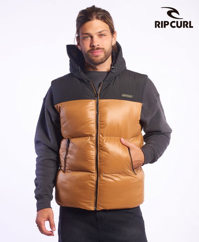 Chaleco Rip Curl Puffer Combined Marron