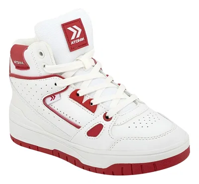 Zapatillas ATOMIK Japan Mid blanco rojo