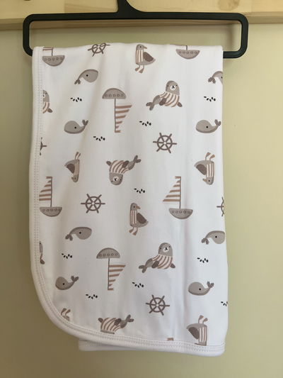 Manta Algodón Marinero Soñador 