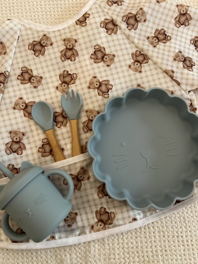 Kit de alimentación completo Azul pastel premium 