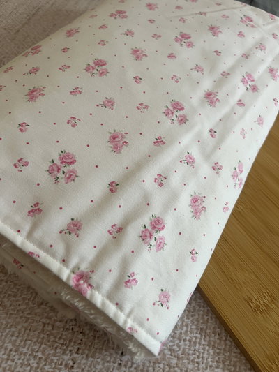 Manta Reversible Corderito Rositas 