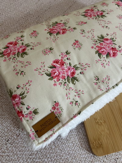 Manta Reversible Corderito Shabby Beige