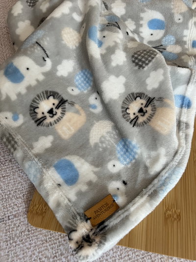 Manta Micropiel Pio Celeste