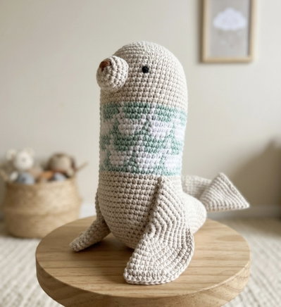 Muñeco tejido - Foca 