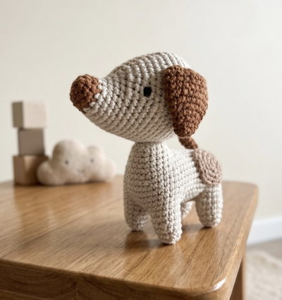 Muñeco tejido - Perro salchicha 