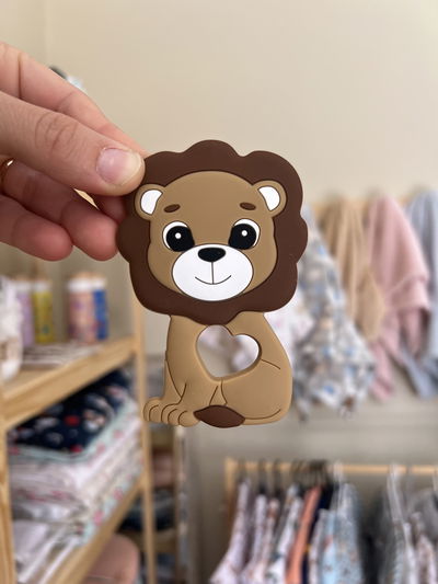 Mordillo León Silicona 