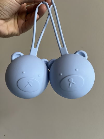 Guardachupetes Silicona Azul Pastel 