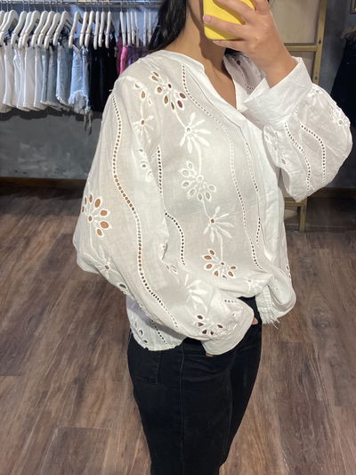 •Camisola SOL blanca•