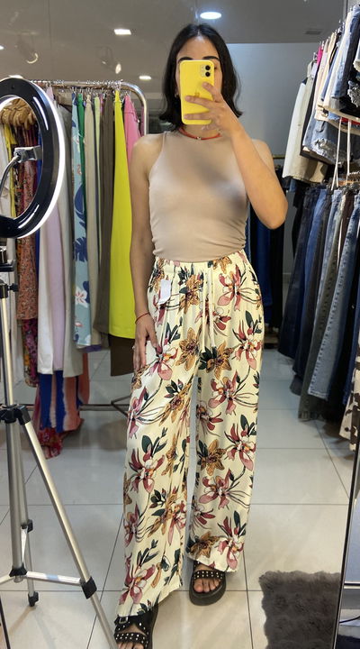 •Palazo fibrana FLORES •