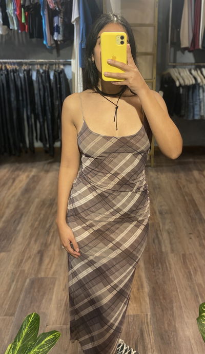 •Vestido a cuadros•