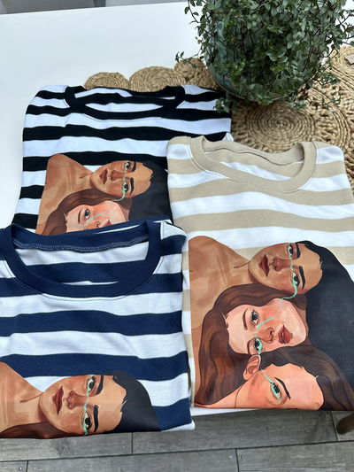 REMERA OVERSIZED FACES