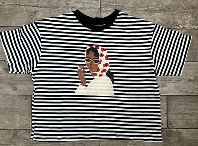 REMERA OVER CHIC GIRL 