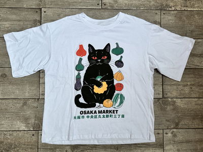 REMERA OVER GATO NEGRO