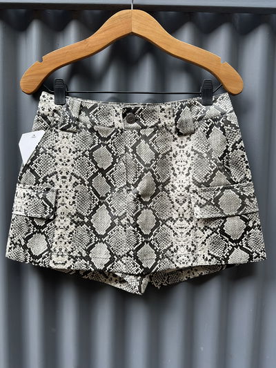 SHORT POLLERA REPTIL