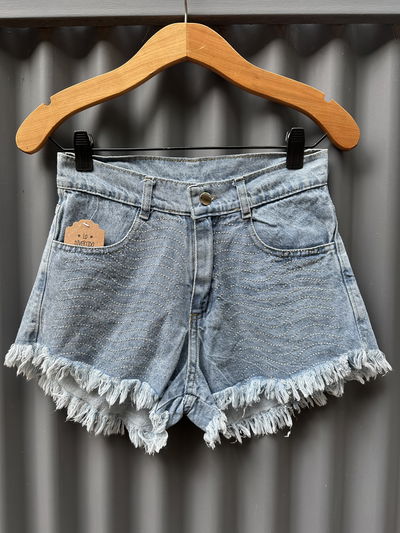 SHORT JEAN CELESTE STRASS