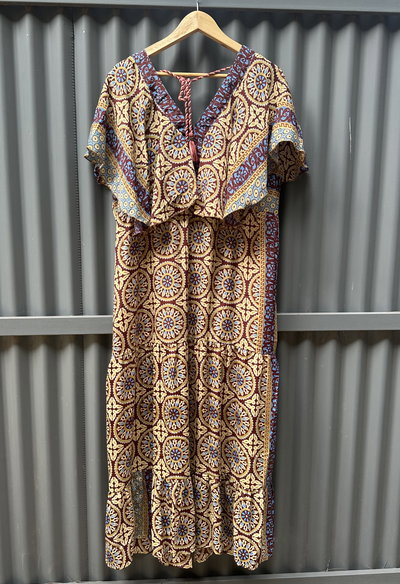 VESTIDO MANDALA - SEDA INDIA