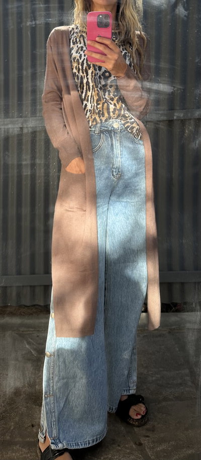 CARDIGAN LARGO BREMER & LYCRA