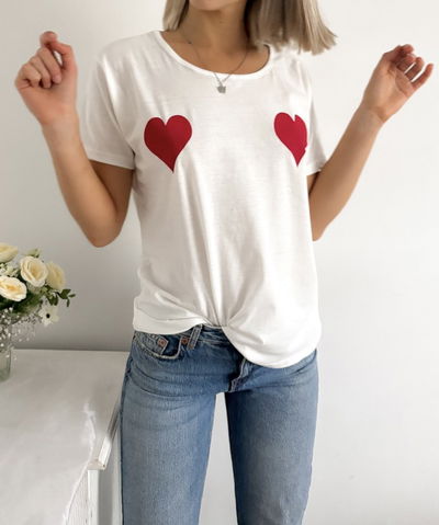 REMERA 2 CORAZONES