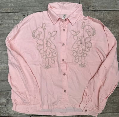 CAMISA ROSA BORDADA