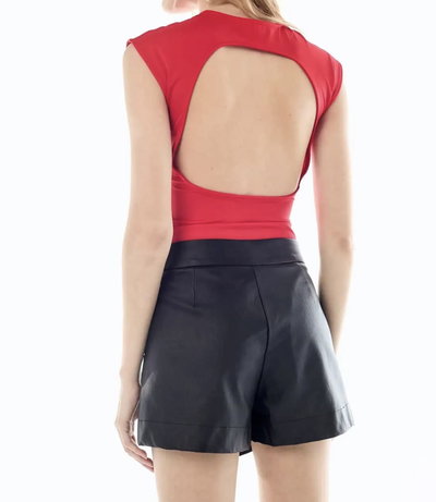 BODY DE LYCRA ESPALDA ABIERTA