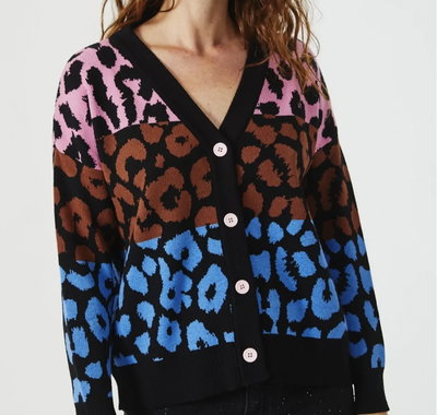 CARDIGAN FULL PRINT JACQUARD