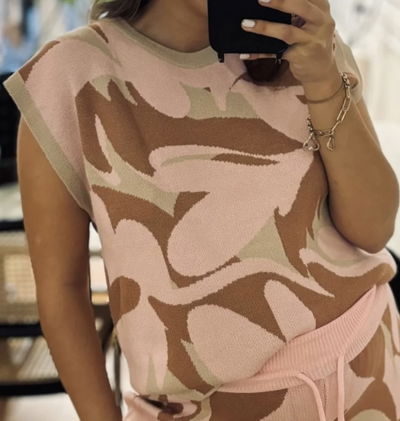MUSCULOSA TEJIDA CON LYCRA