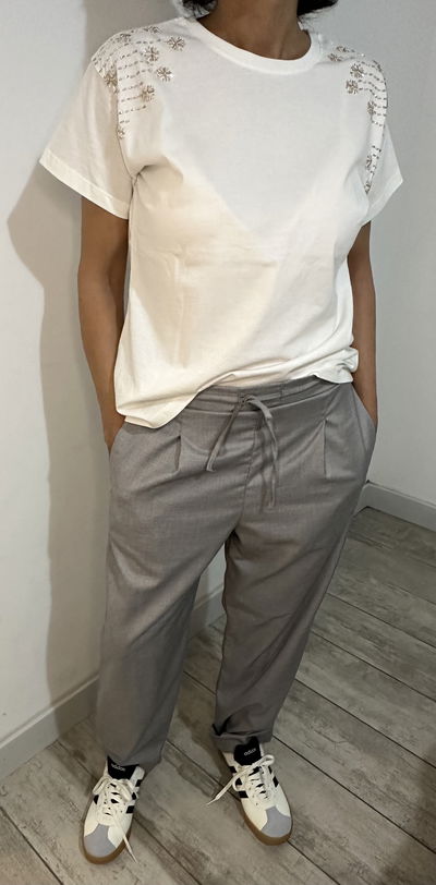 Pantalón sastrero tipo jogger