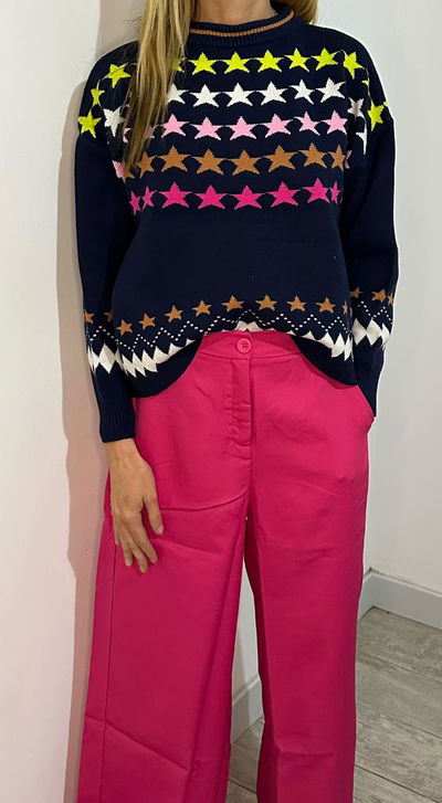 SWEATER ESTRELLAS MULTICOLOR DE BREMER