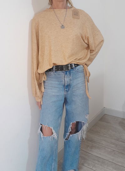 SWEATER WAFFLE GLOBO