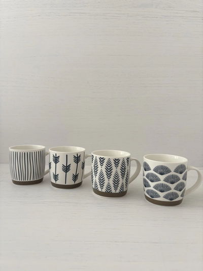 Tazas azules 