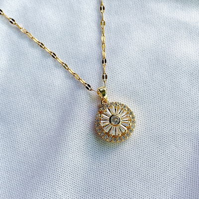 Collar flor: giratorio 