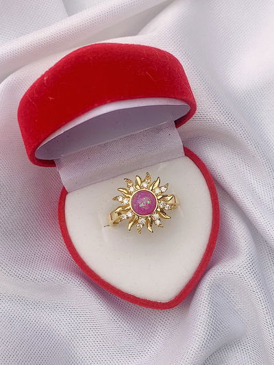 Anillo sol rapunzel - giratorio