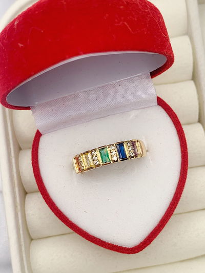 Anillo briana colors - golden