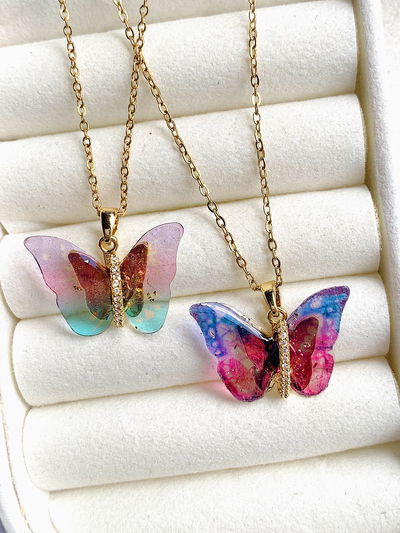 Collar mariposa colors