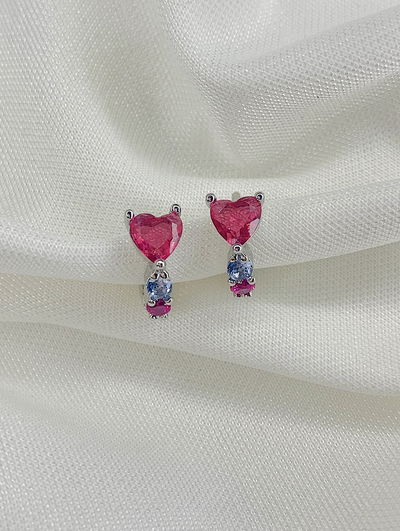 Argollitas mini corazón