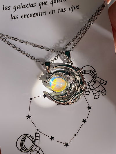 Collar moon: imantado
