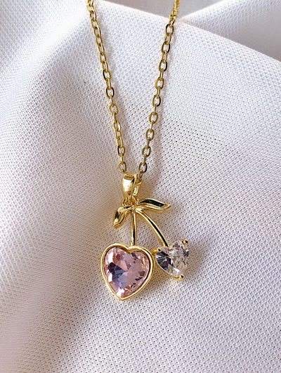 Collar cherry: heart 