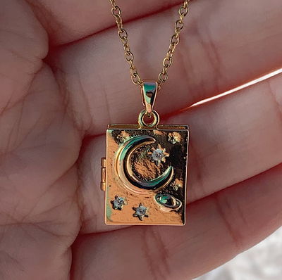 Relicario librito: personalizado