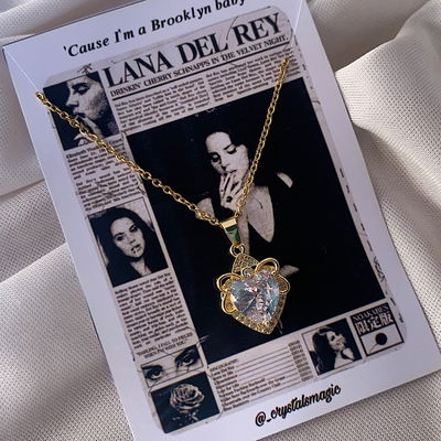 Collar lana del rey - blanco 