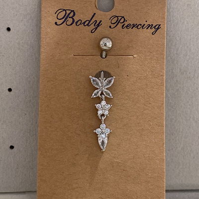 Piercing ombligo mariposa