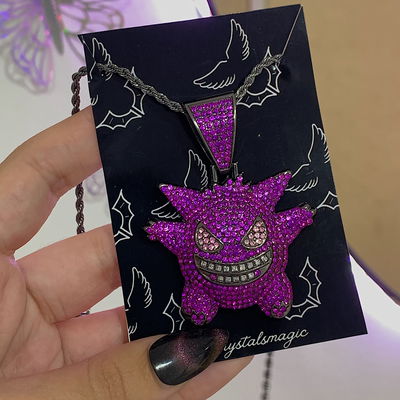 Collar gengar: violeta