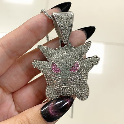 Collar gengar: plateado 