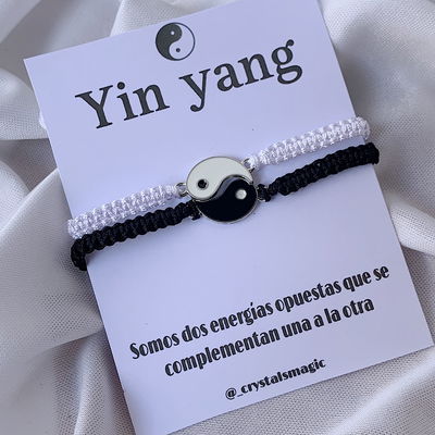 Pulseras yin yang