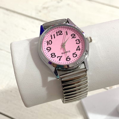 Reloj Briana Silver: rosa