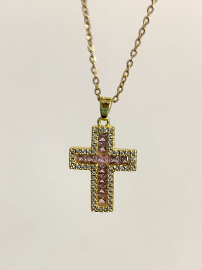 Collar cruz cruz - Golden