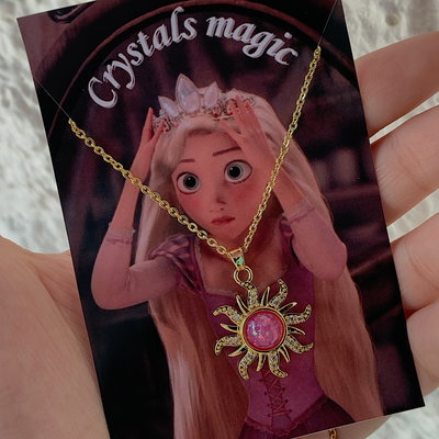 Collar sol Rapunzel: golden