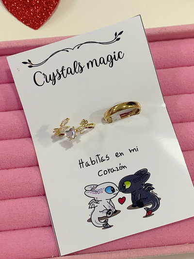 Anillos compartidos: Chimuelo y Furia Luminosa