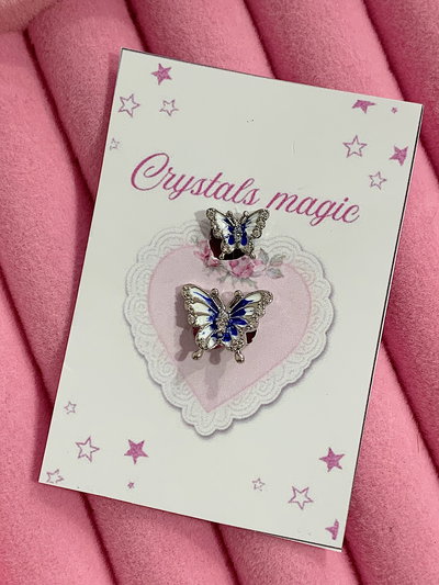 Piercing doble mariposa