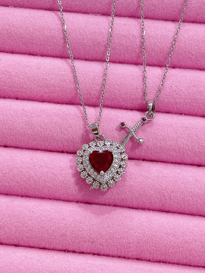 Collar heart and sword